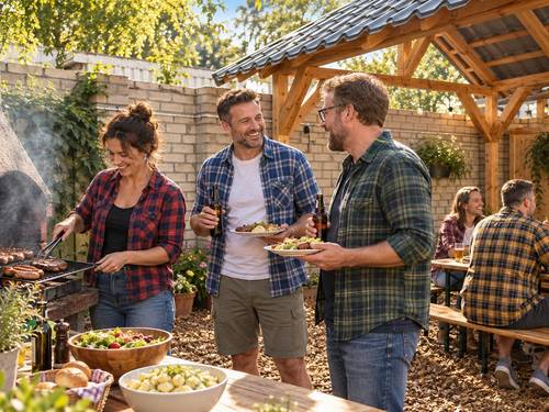 Grillen als Upgrade zum Teamevent beim Axtwerfen in Hamburg